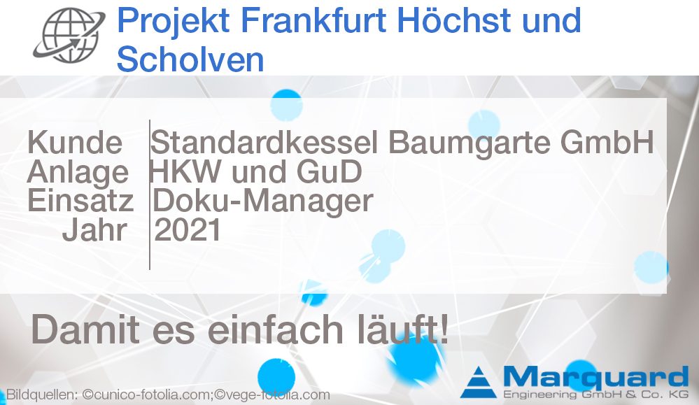 Projekt HKW Frankfurt Höchst und Scholven