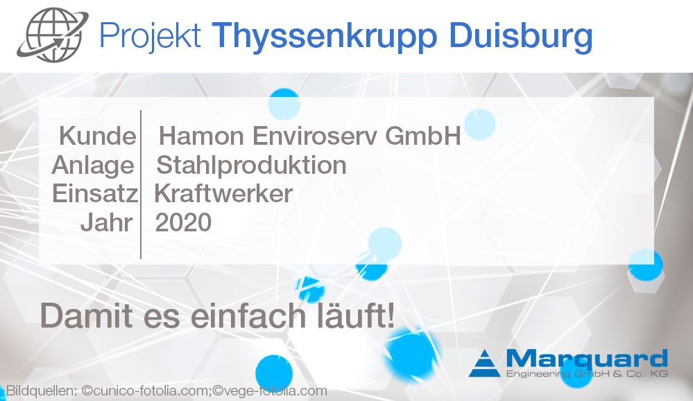 Projekt Thyssenkrupp Duisburg_Hamon